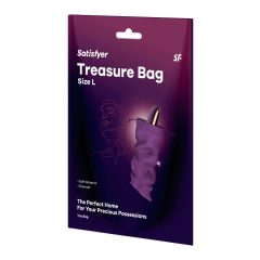   Satisfyer Treasure Bag L - Sexspielzeug Aufbewahrungstasche - mittel (lila)