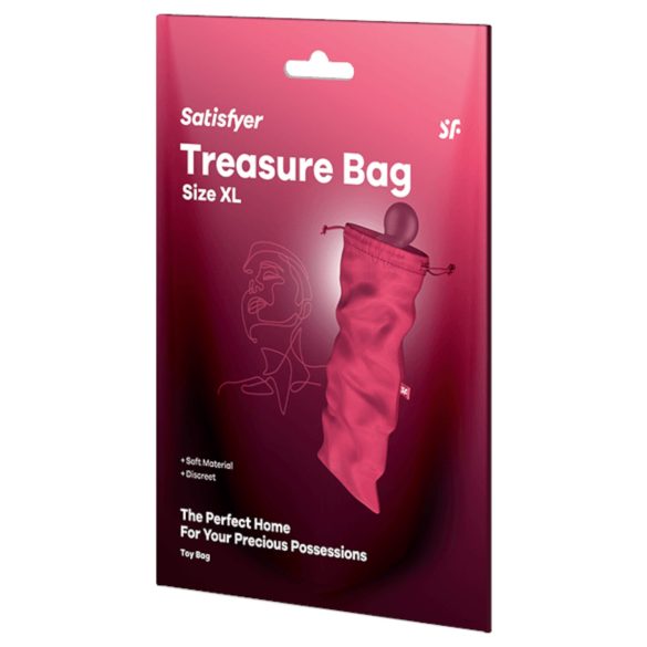 Satisfyer Treasure Bag XL - Aufbewahrungstasche - extragroß (pink)