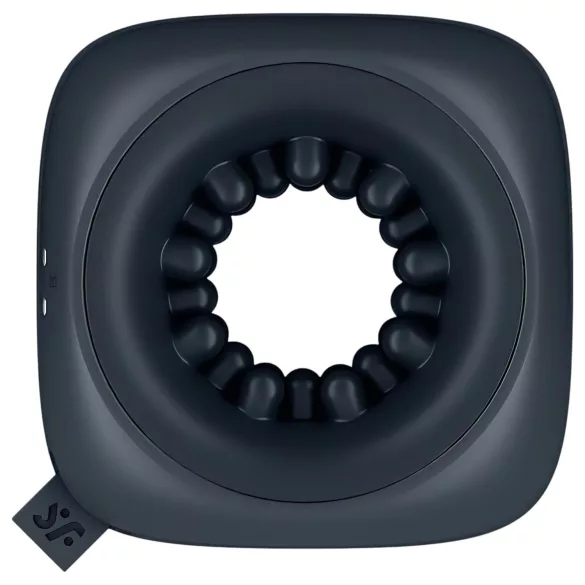 Satisfyer Ring Stroker - Akku-Vibrator-Masturbator (Schwarz)