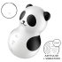 Satisfyer Pocket Panda - Druckwellen-Klitoris-Stimulator (Schwarz)
