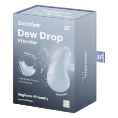   Satisfyer Dew Drop - Wiederaufladbarer, wasserdichter Klitoris-Vibrator (blau)