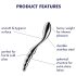 Satisfyer Star Force 1 – Kugelstahl-Dildo (Silber)