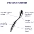Satisfyer Star Force 1 - Kugelstahl-Dildo (Silber)