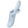 Satisfyer Heat Flex 4 - Erwärmbarer Klitoris-Vibrator (Silber)
