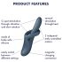 Satisfyer Heat Flex 4 - Wärmender Klitorisvibrator mit flexiblem Arm (Grau)