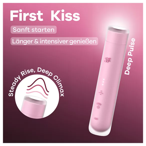Satisfyer First Kiss - Druckwellen-Klitorisstimulator (pink)