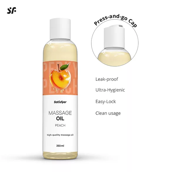 Satisfyer - Massageöl - Pfirsich (250ml)