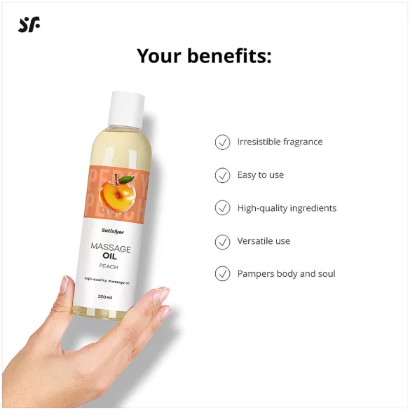 Satisfyer - Massageöl - Pfirsich (250ml)