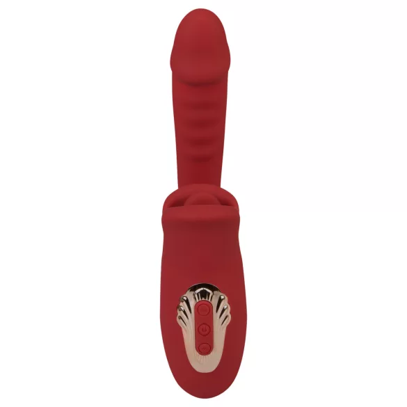 EIS Passion Lips - G-Punkt-Vibrator mit Leckfunktion (Rot)