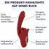 EIS Passion Lips - G-Punkt-Vibrator mit Leckfunktion (Rot)