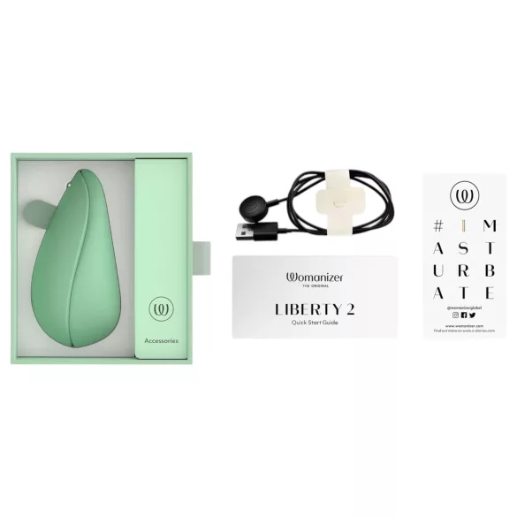 Womanizer Liberty 2 - Wiederaufladbarer Klitoris-Stimulator (Grün)