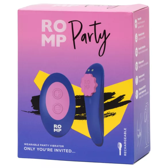 ROMP Party - Ferngesteuerter Slip-Vibrator (Lila)