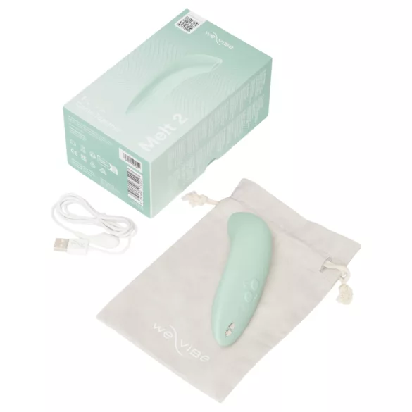 We-Vibe Melt 2 - App-gesteuerter Druckwellen-Klitorisstimulator (türkis)