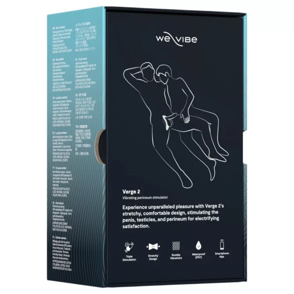 We-Vibe Verge 2 - App-gesteuerter Vibrationspenisring für Männer (schwarz)