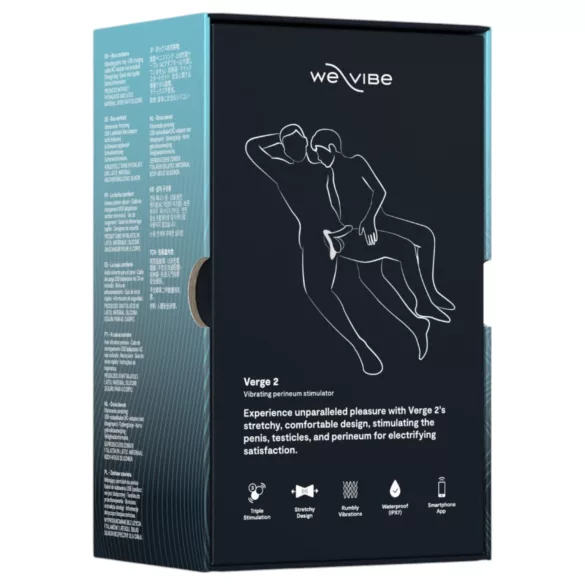 We-Vibe Verge 2 - App-gesteuerter Vibrationspenisring für Männer (schwarz)