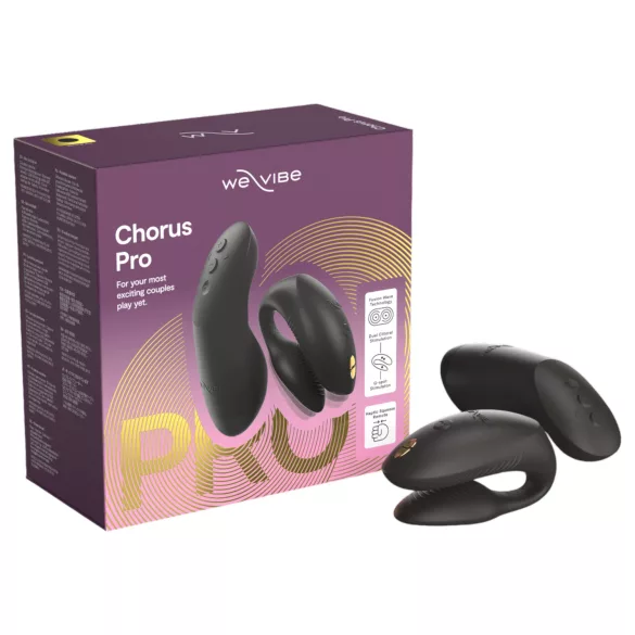 We-Vibe Chorus Pro - intelligenter, fernsteuerbarer Paarvibrator (Schwarz)