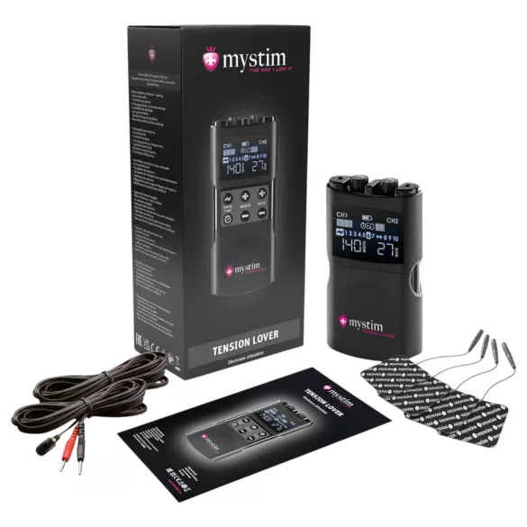 mystim Tension Lover 2 - digitales Elektro-Set (schwarz)