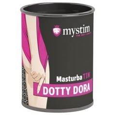   Mystim MasturbaTIN Dotty Dora - gepunkteter Masturbator (weiß)