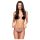 Baci - Blumenmuster Ouvert-String mit Stein (lila) - L