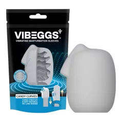 VIBEGGS Candy Curves - Vibroei Masturbator (Weiß)