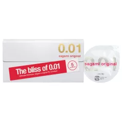 Sagami Original 0.01 - Kondom - 55mm (5 Stk)