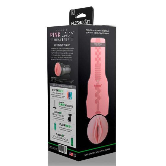 Fleshlight Pink Lady Heavenly - lebensechte künstliche Vagina im Gehäuse (natur)