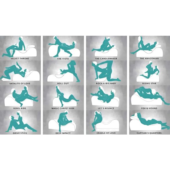 Liberator Esse Lounger - Vielseitiges Sexsofa (schwarz)