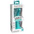 Dillio Curious Five - Silikon-Dildo (15cm) - Türkis