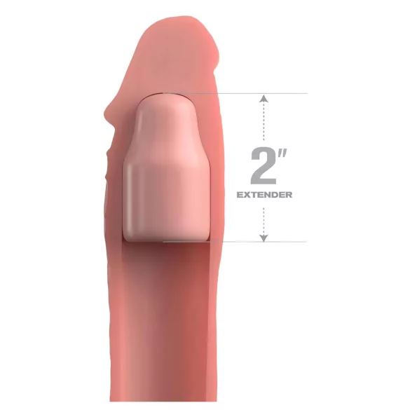 Pipedream - X-TENSION Elite 2 - Penis-Manschette mit Eichelring (naturfarben)