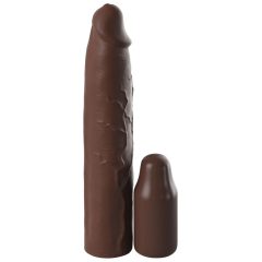 X-TENSION Elite 3 - zugeschnittene Penis-Hülle (braun)