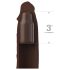 X-TENSION Elite 3 - Penisring-Mantel (braun)