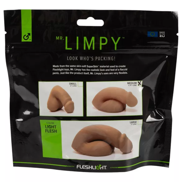 Fleshlight - Mr. Limpy - mittlerer, naturgetreuer Dildo (naturfarben)