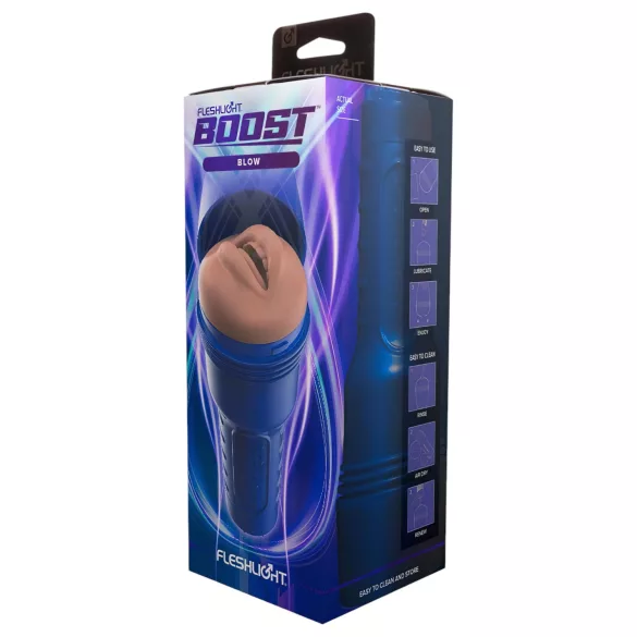 Fleshlight Boost Blow - naturgetreuer Mund Masturbator (natur)