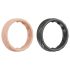 You2Toys 4in1 - Penis- und Hodenring-Set (natur-schwarz)