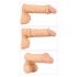 You2Toys 4in1 - Penis- und Hodenring-Set (natur-schwarz)