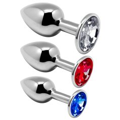 Alive Anal Pleasure - Metall Analplug Set (silber)