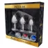 Alive Anal Pleasure - Metall Analplug Set (silber)