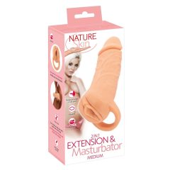   Nature Skin - Peniszhülle und künstliche Vagina - 18cm (natur)