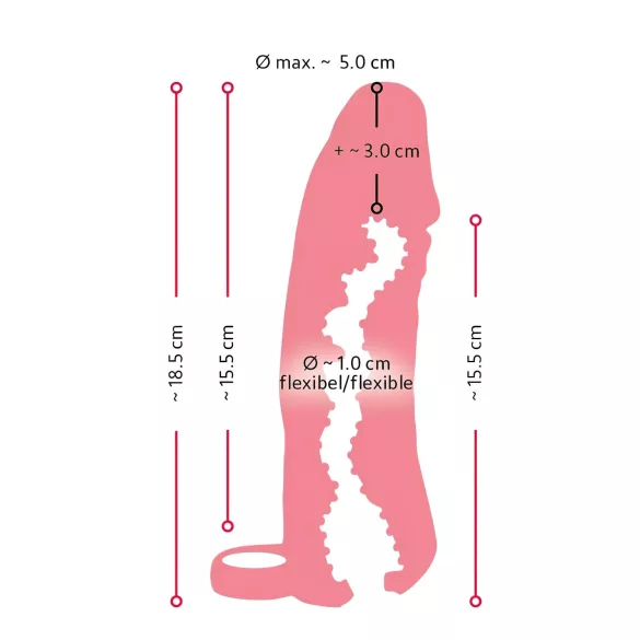 Nature Skin - Penismanschette & Masturbator - 18cm (natur)