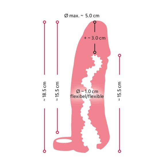 Nature Skin - Peniszhülle und künstliche Vagina - 18cm (natur)