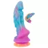 Beasty Cocks - außerirdischer Silikon-Dildo (blau-orange)