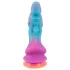 Beasty Cocks - außerirdischer Silikon-Dildo (blau-orange)