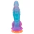 Beasty Cocks - außerirdischer Silikon-Dildo (blau-orange)