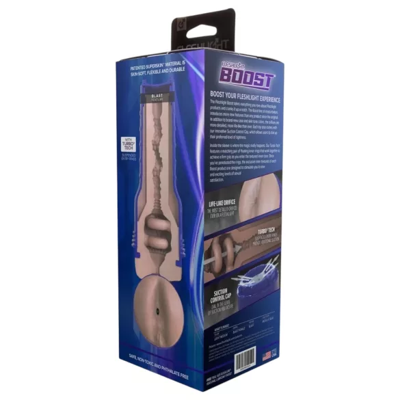 Fleshlight Boost Blast - lebensrealistischer Anal-Masturbator (natur)