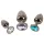 Anos - Metall Analplug Set