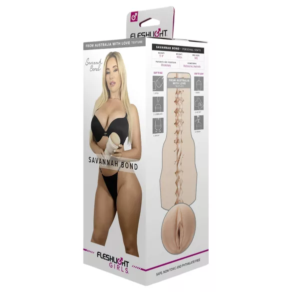 Fleshlight Savannah Bond - naturgetreues Lust-Toy