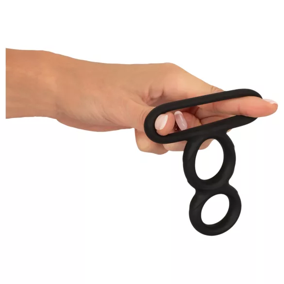 Erecto - Triple Penisring (Schwarz)