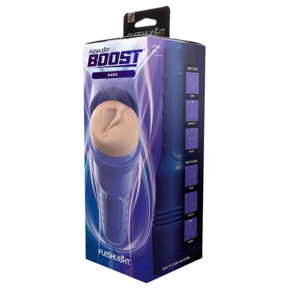 Fleshlight Boost Bang - lebensechter Masturbator (braun)