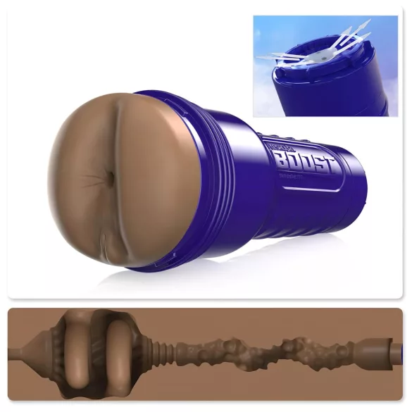 Fleshlight Boost Blast - realistische Anal-Masturbator (braun)