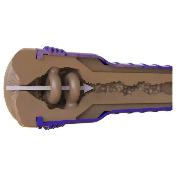 Fleshlight Boost Blast - realistische Anal-Masturbator (braun)